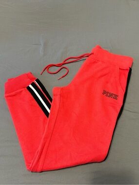 PINK Victoria's Secret Red Joggers